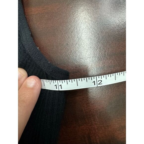 Gymshark Black Power Down Croplette Sports Top Size Small - Picture 5 of 5